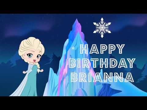 Happy Birthday Brianna - greeting card video ❤️