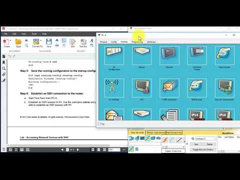 11.2.4.6 Lab - Accessing Network Devices with SSH