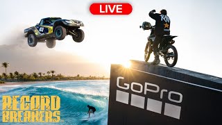 Breaking 3 World Records LIVE | GoPro + Record Breakers