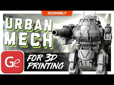 UrbanMech 3D Printing Model | Assembly by Gambody