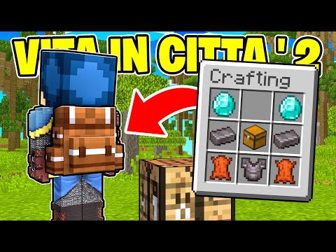 POTENZIO LO ZAINO AL MASSIMO NELLA VITA IN CITTÀ 2 - MINECRAFT Ep.62