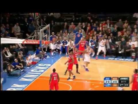 Jrue Holiday vs Knicks (Full Highlights) [04.11.2012]