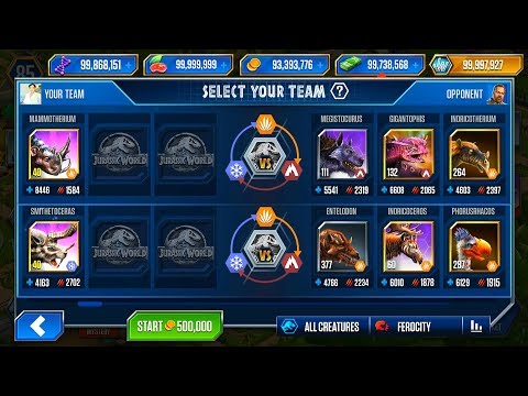 MAMMOTHERIUM vs SMITHETOCERAS CENOZOIC BATTLE PACK | JURASSIC WORLD THE GAME