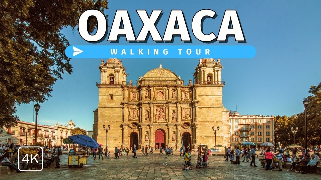 Immersive street-level walking tour through Oaxaca, Mexico, showcasing authentic urban landscapes, local architecture, and the vibrant atmosphere of the city's neighborhoods