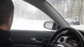 #дрейф #ауди #quattro #машина #германия муж решил по снегу прокатиться, #driften #Audi #car фото