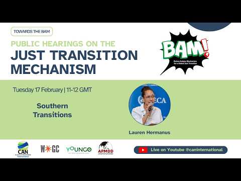 Southern Transitions | TOWARDS THE BAM: Public Hearings on the Just Transition Mechanism