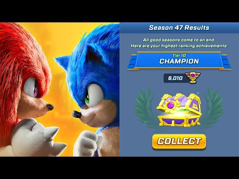 Sonic Forces Speed Battle - Season 47 Results - Open my Champion Chest - Android Gameplay