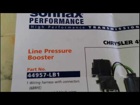 How to install a Sonnax line pressure booster on a 45RFE 545RFE 68RFE.Jeep Dodge Chrysler