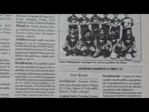 CD Churriana 2 - 1 CD Alhaurino (Regional Preferente - Temporada 1989/90)