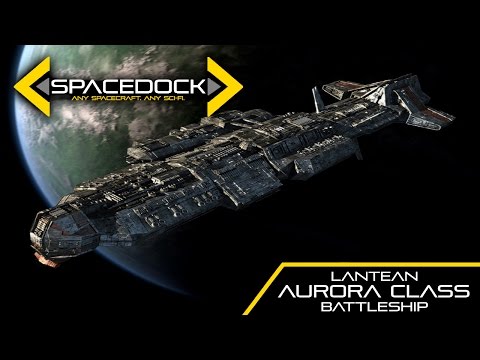 Stargate: Aurora Class Lantean Battleship - Spacedock