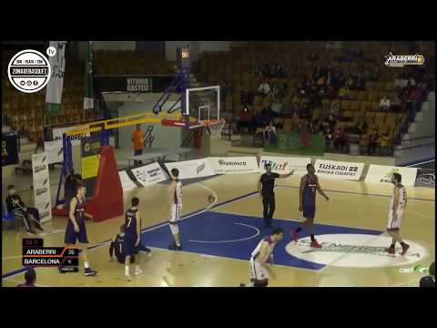 LEB ORO 17/18 | Luka Šamanić (Barça B), partido ante Araberri