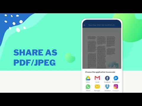 PDF Scanner App, OCR Scan PDF Video
