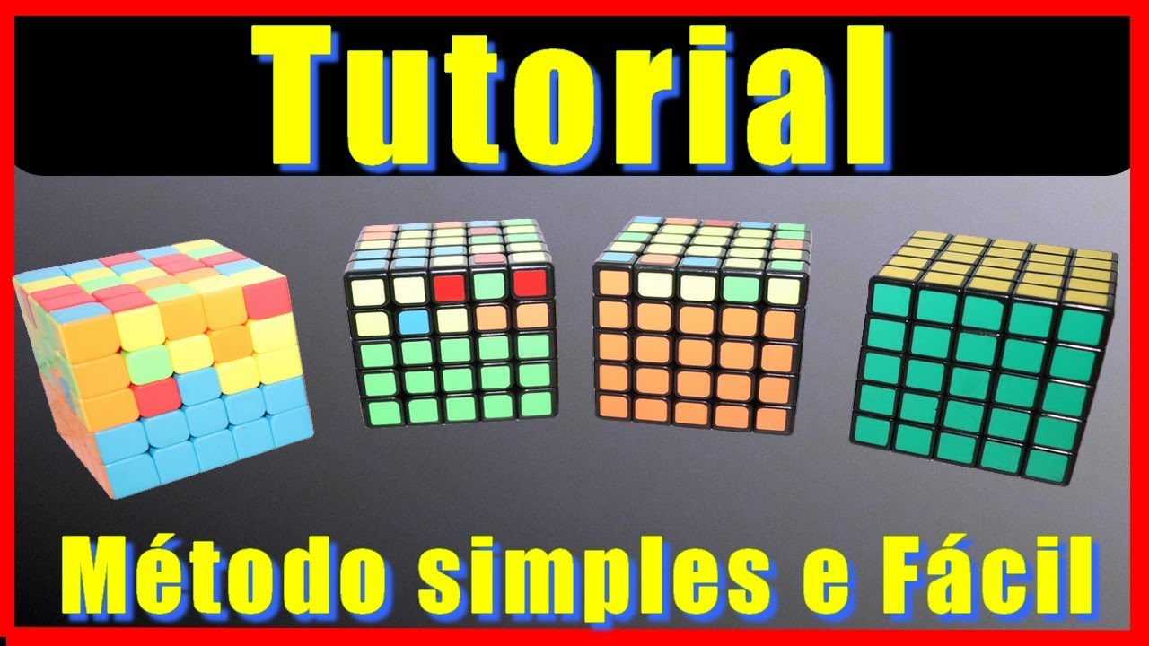 Como resolver o Cubo mágico 5x5x5 [Por camadas]  | Qualquer pessoa vai conseguir facilmente.