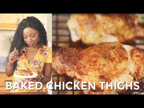 Baked Crispy Chicken Thighs