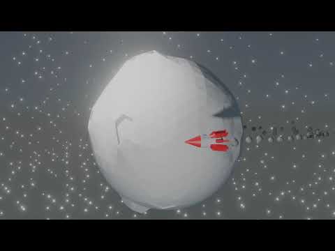Funky Low poly Space Seamless Loop Animation