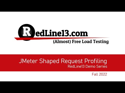 JMeter Shaped Request Profiling
