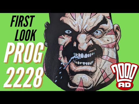 2000AD PROG 2228 FIRST LOOK - Subscriber Unbagging - Classic UK Comic Book
