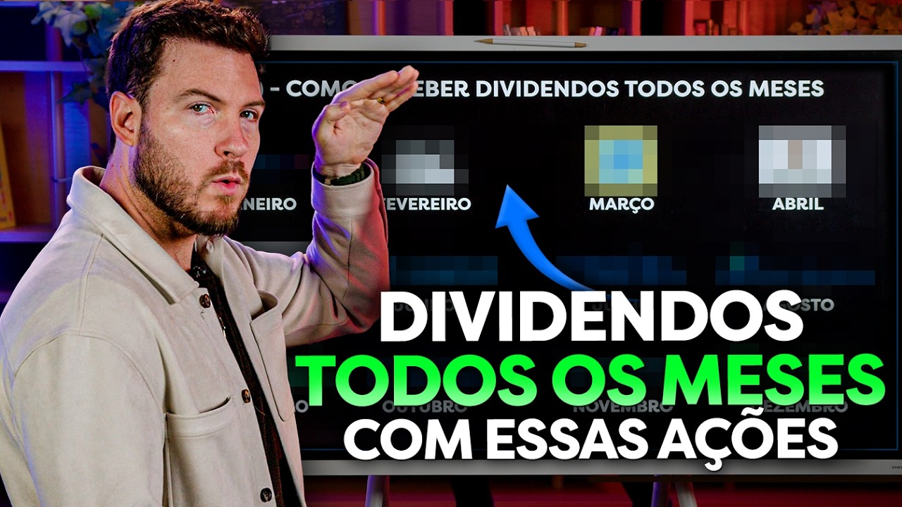 MONTE UMA CARTEIRA DE AÇÕES PARA RECEBER DIVIDENDOS TODOS OS MESES