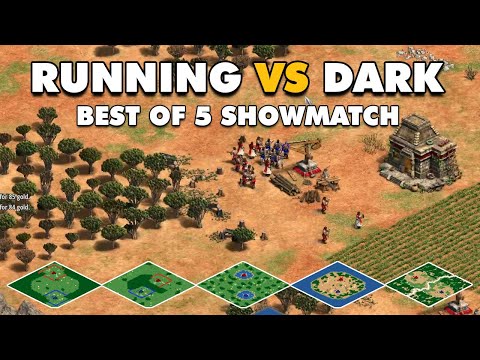 Running vs Dark | Best of 5 Showmatch on Clown Maps
