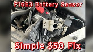 Honda Accord Check Charge System Message - Code P16E3 - Simple Fix