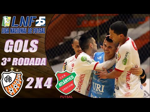 Gols Carlos Barbosa 2x4 Atlântico | 3ª Rodada | LNF 2020 (01/09/2020)