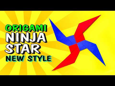 Origami Shuriken Origami Ninja Star Tutorial