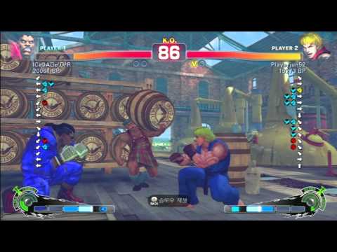 SSF4 Rank Match  ICe0AGe DrR (BO)  vs  Playerjun52 (KE)