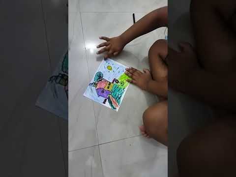 Easy Landscape Drawing for Kids and beginners /Drawing Pictures/Landscapes simple Drawing StepbyStep