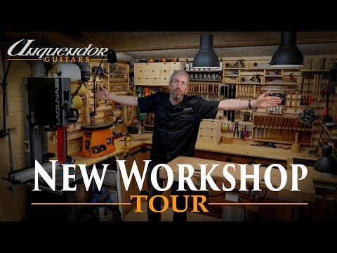 New Workshop Tour 2024 - Small Guitar Maker Shed