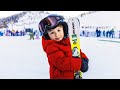 Neo S First Time Skiing SO CUTE