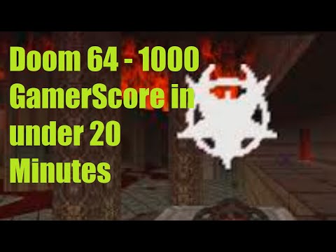 Doom 64   Full Achievement Playthrough under 20 Minutes
