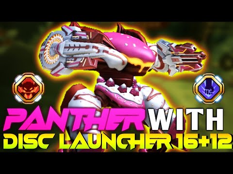 ⚡PANTHER WITH DISC LAUNCHER 16+12 ⚡#mecharena #gameplay #youtube #disclauncher #subscribe #500subs