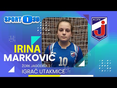 Igrač Utakmice Irina Marković ŽORK Jagodina 2 (30. 04. 2022)