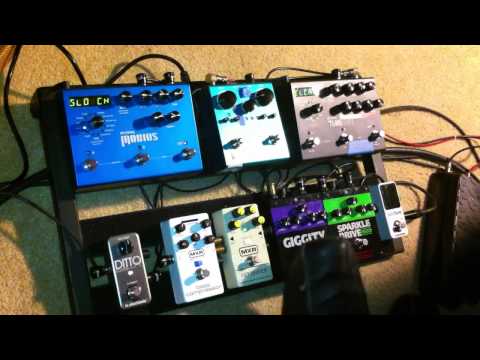Pedal Power 4x4 w/ TC Ditto, Strymon Mobius & Timeline, MXR Fet Driver, etc...