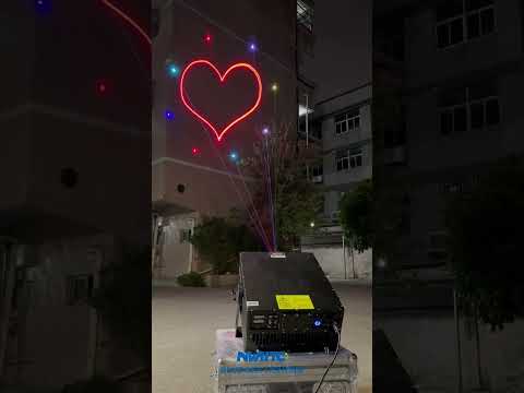 Outdoor 30w rgb animation laser light outdoor effect #laserlight #laser