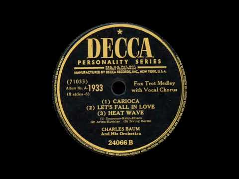 Charles Baum And His Orchestra - Song Hits Of 1933 Medley (1947)