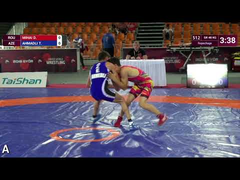 Repechage GR - 48 kg: D. MIHAI (ROU) v. TEYMUR AHMAD (AZE)