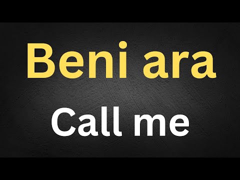 Learn Turkish - 50 Phrases For Beginners - Important Phrases