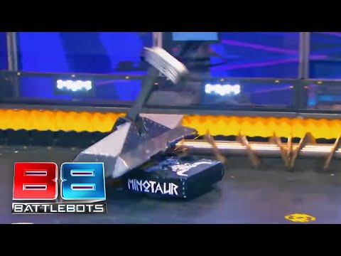 STAY DOWN! STAY DOWN! | Blacksmith vs. Minotaur | BattleBots