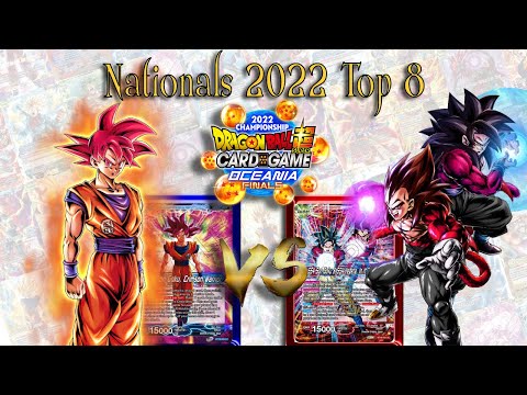 Dragon Ball Super Card Game Nationals OCE! Top 8 - SS4 Goku & Vegeta VS Crimson Goku!