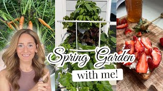 Spring garden with me! | Patio Garden With Me | Spring Garden Refresh