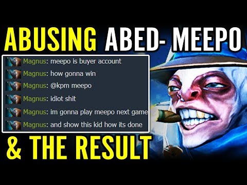 Abusing Meepo ABED and Shocking Result ABED Meepo Dota 2