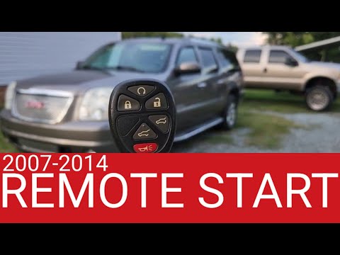 How to Remote start 2007-2014 Chevy/GMC (Tahoe, Yukon, Sierra, Suburban, Silverado)