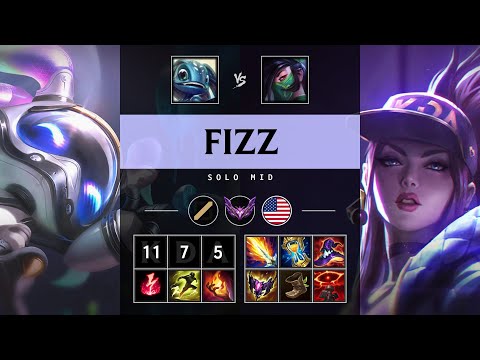 Fizz Mid vs Akali - NA Master Patch 25.13