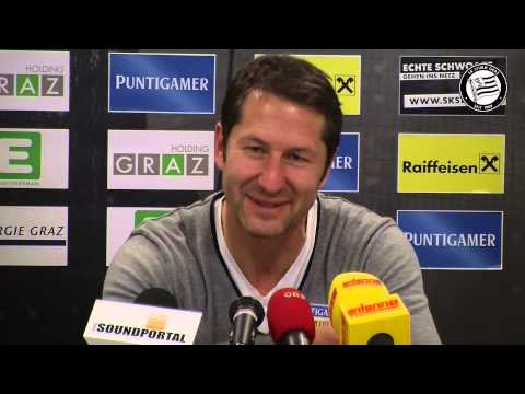 SK Sturm: Mediabriefing vor SV Ried (18. Runde 2014/15)