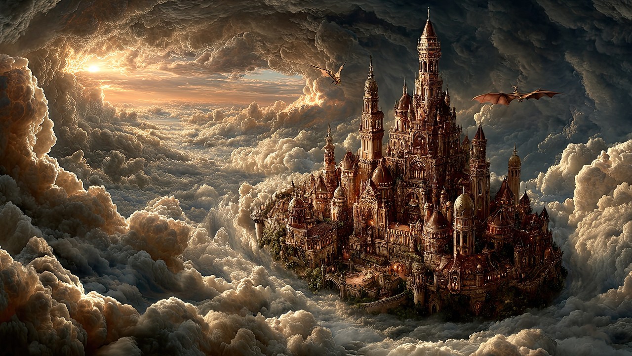 Castle Above the Clouds 🌤️ Celtic Fantasy Music for Sleep, Study & Peace