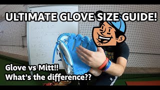 Ultimate Baseball Glove Size Guide! How to chose the right size for every position!!