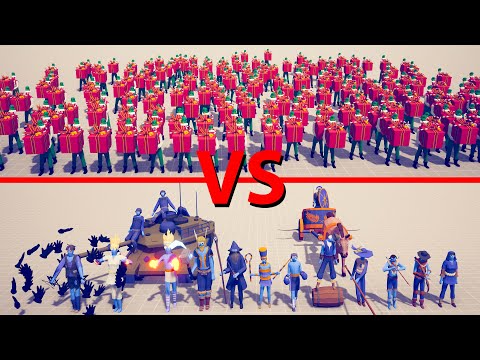 PRESENT ELF Team vs LEGACY Team - Totally Accurate Battle Simulator TABS