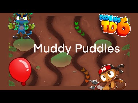 BTD6 | Muddy Puddles | Hard | No Monkey Knowledge