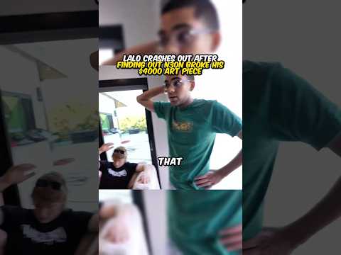 N3on Broke His $4,000 Art Piece… #n3on